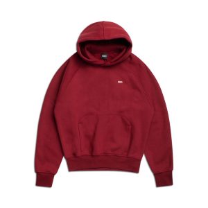 6PM Hoodie Season Wine Red