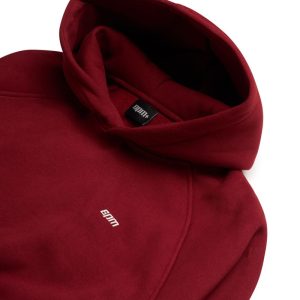 6PM Hoodie Season Wine Red