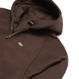 6PM Hoodie Chocolate Brown Zip Season