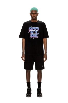 6pm T-Shirt Black Airbrush