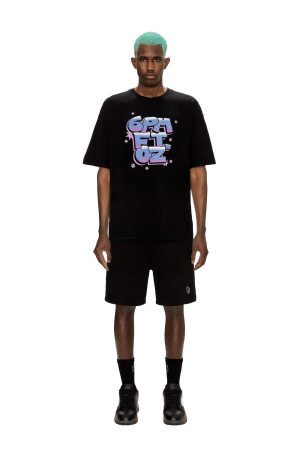 6pm Airbrush Black T-Shirt