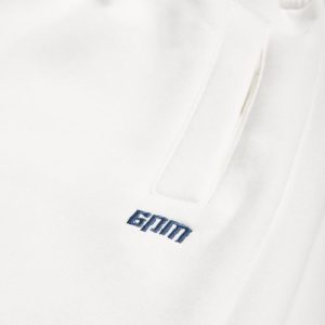 6PM Coconut White Cuff Jogger